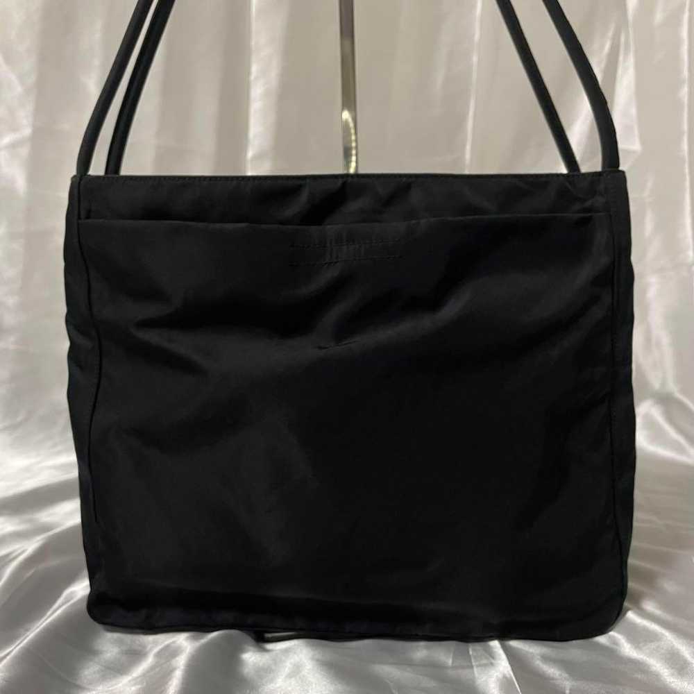 【Excellent Condition】PRADA Black Nylon Tote Bag w… - image 3