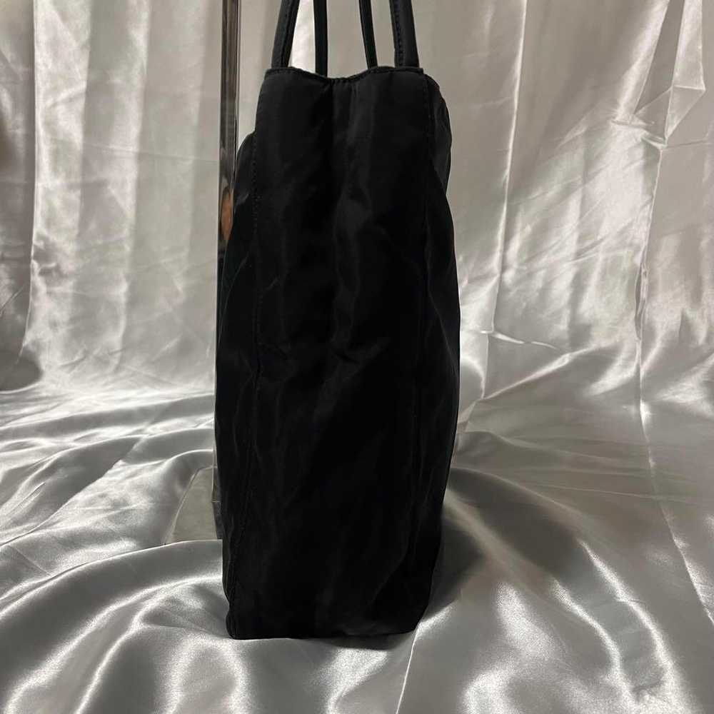 【Excellent Condition】PRADA Black Nylon Tote Bag w… - image 5