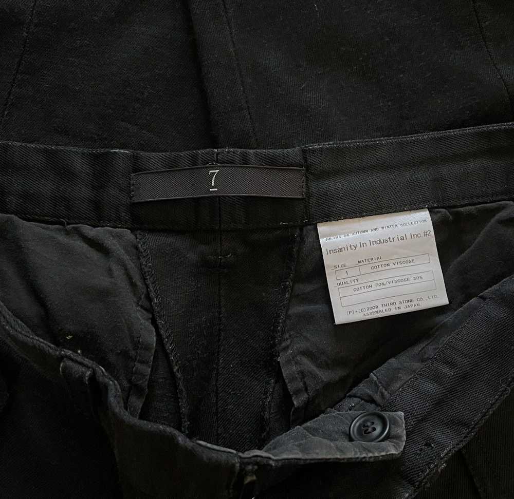 Julius Julius Gasmask Slim Waxed Cargo Pants - image 3