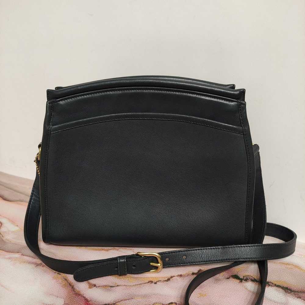 Vintage Coach 9854 Carlyle bag Navy - image 1