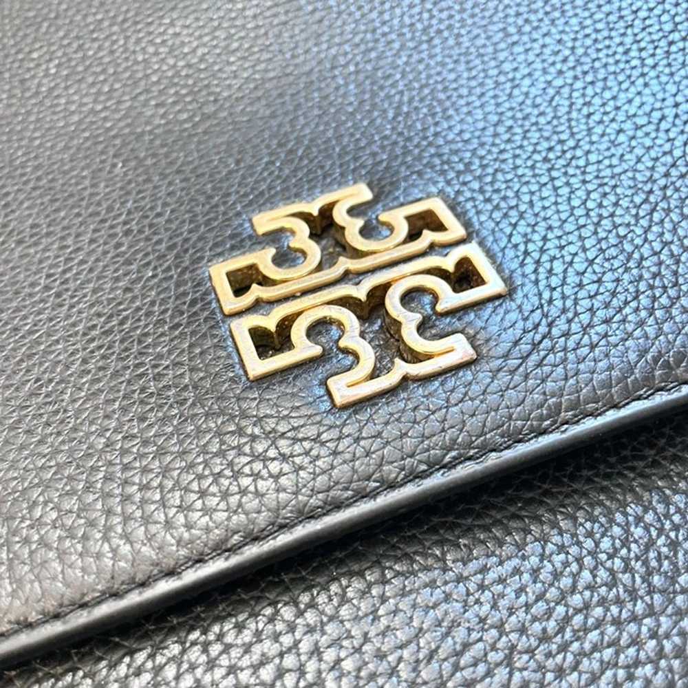 Tory Burch New York Britten Black Leather Medium … - image 3