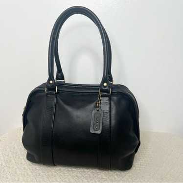 Coach Black outlet Vintage Smooth Leather Shoulderbag - NoH040-9247