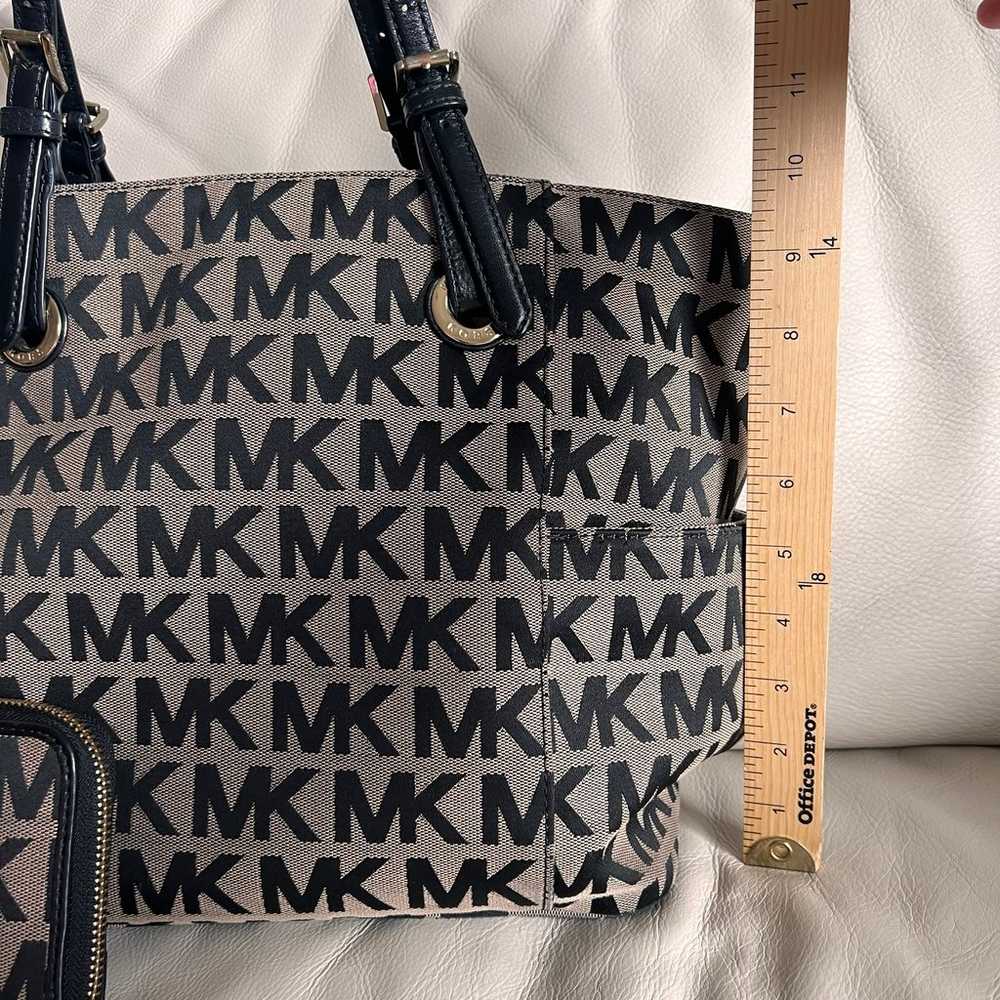 MICHAEL KORS Monogram Tote Bag Shoulder Bag MK Lo… - image 2