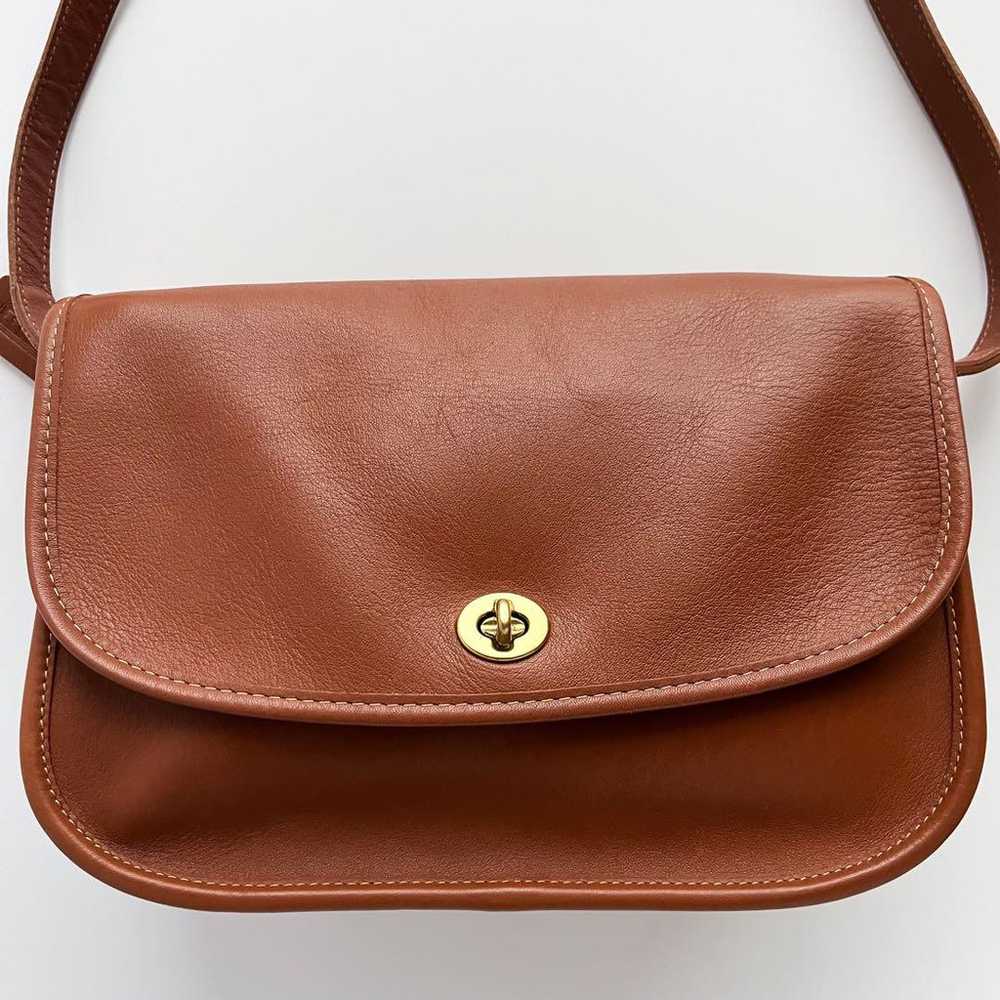 Vintage Coach Old Coach Shoulder Bag 9790 Brown - image 2