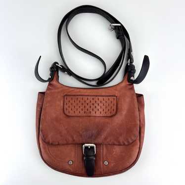 LONGCHAMP Balzane Crossbody Messenger Leather Bag