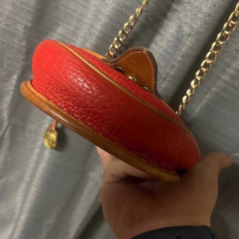 Vintage Red Leather Dooney and Bourke Cross Body … - image 10