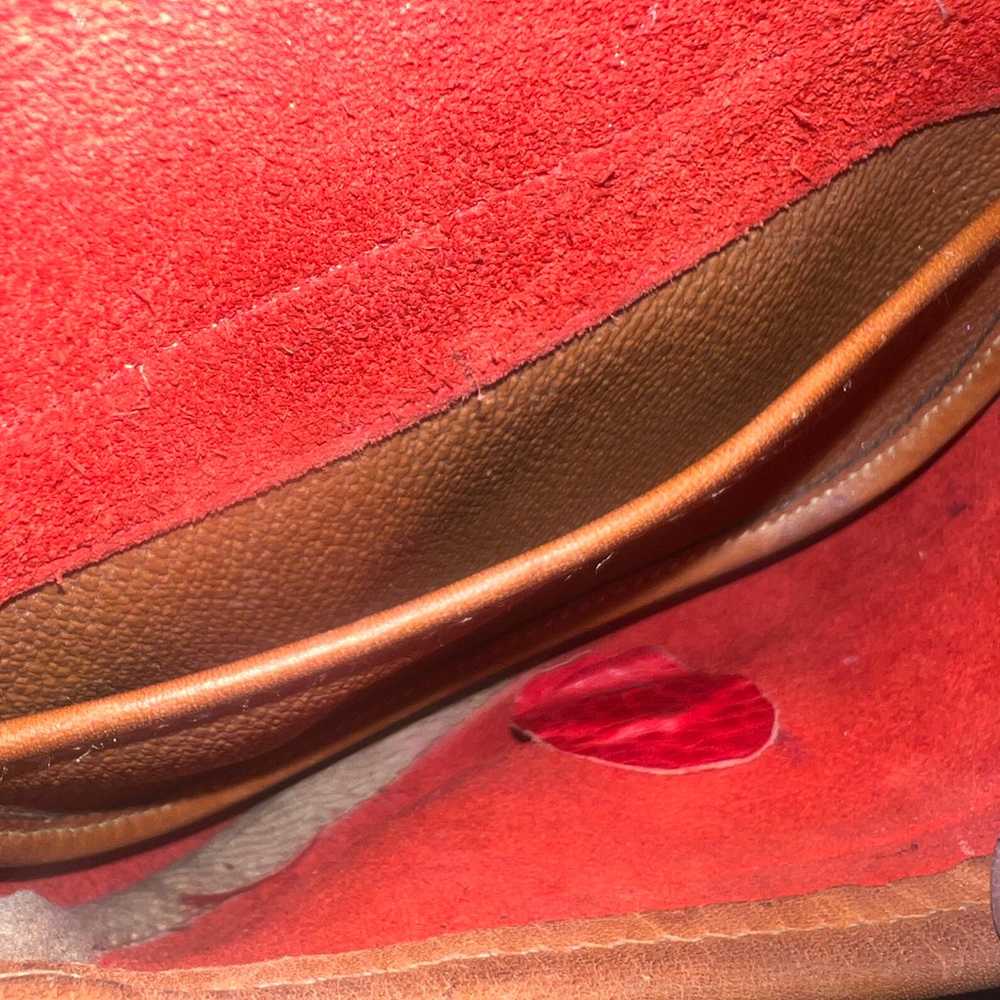 Vintage Red Leather Dooney and Bourke Cross Body … - image 7