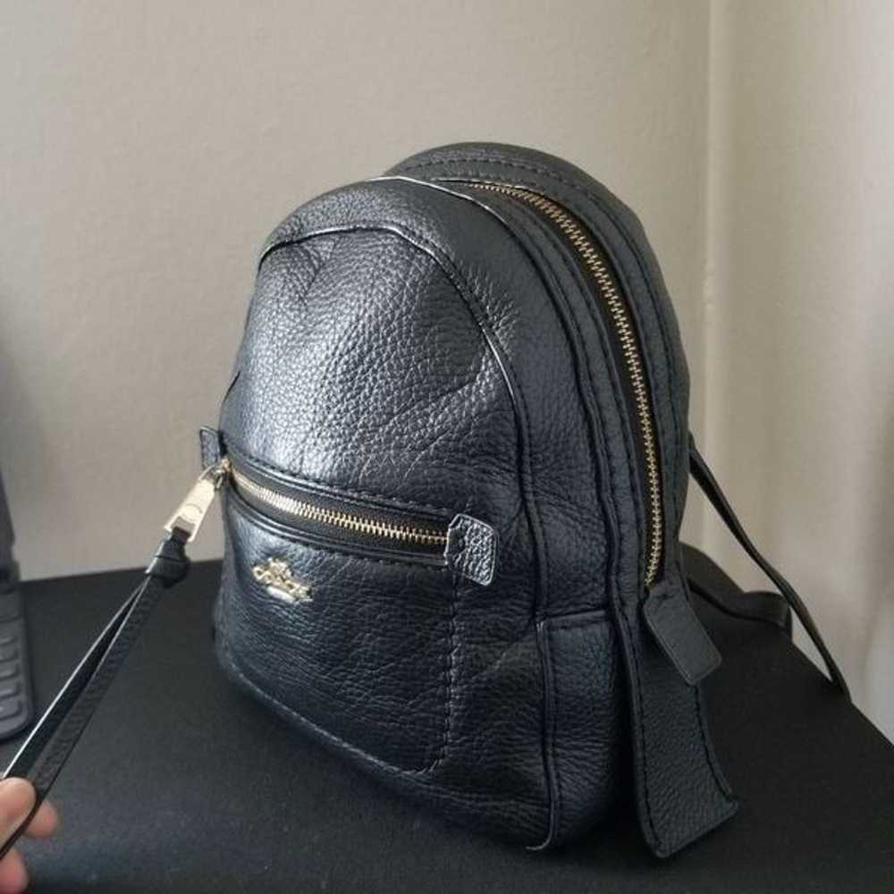 Coach Leather Mini Backpack - image 4