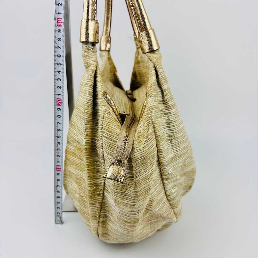 Kate Spade Stylish Gold Handbag Lightweight Logo … - image 9