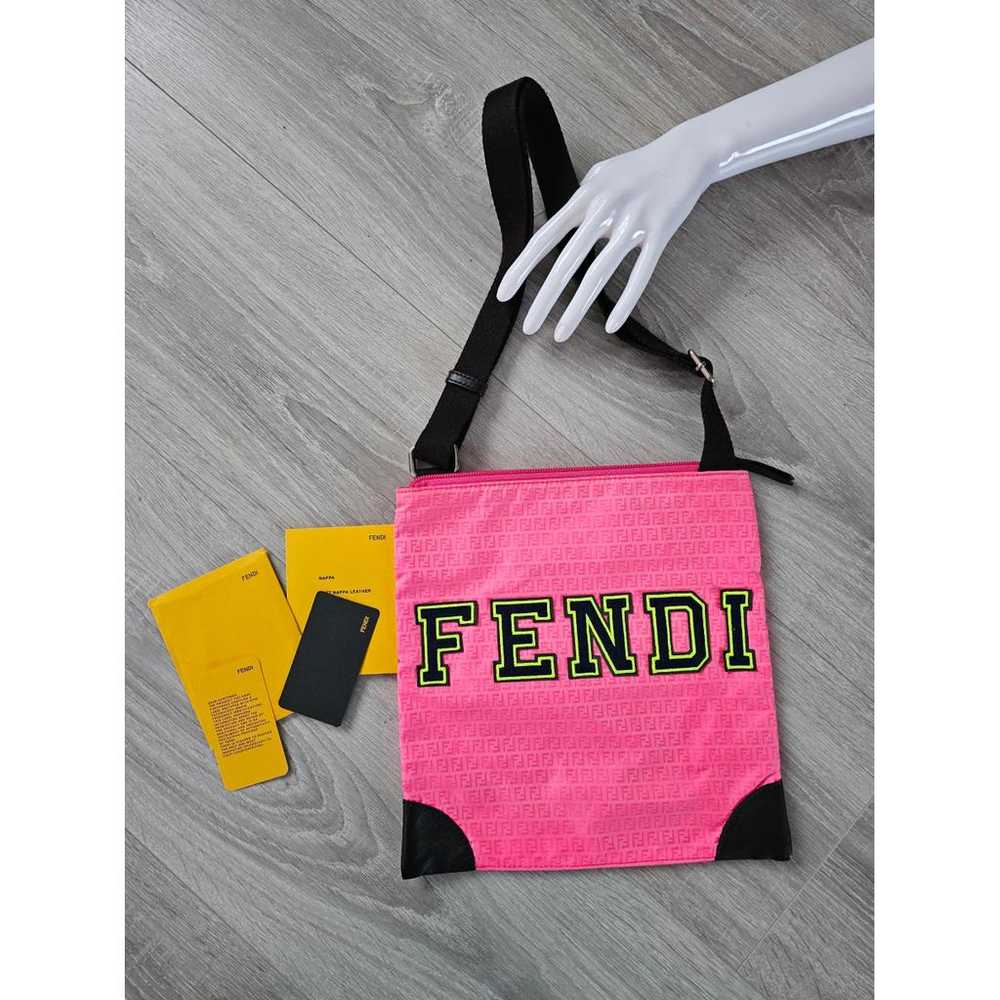 Fendi Mamma Baguette cloth crossbody bag - image 11