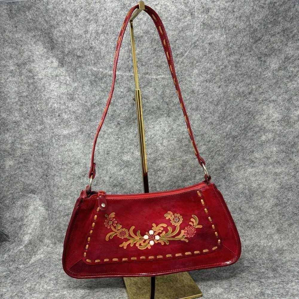 Vintage Handmade Leather Handbag Bag Made in Indi… - image 1