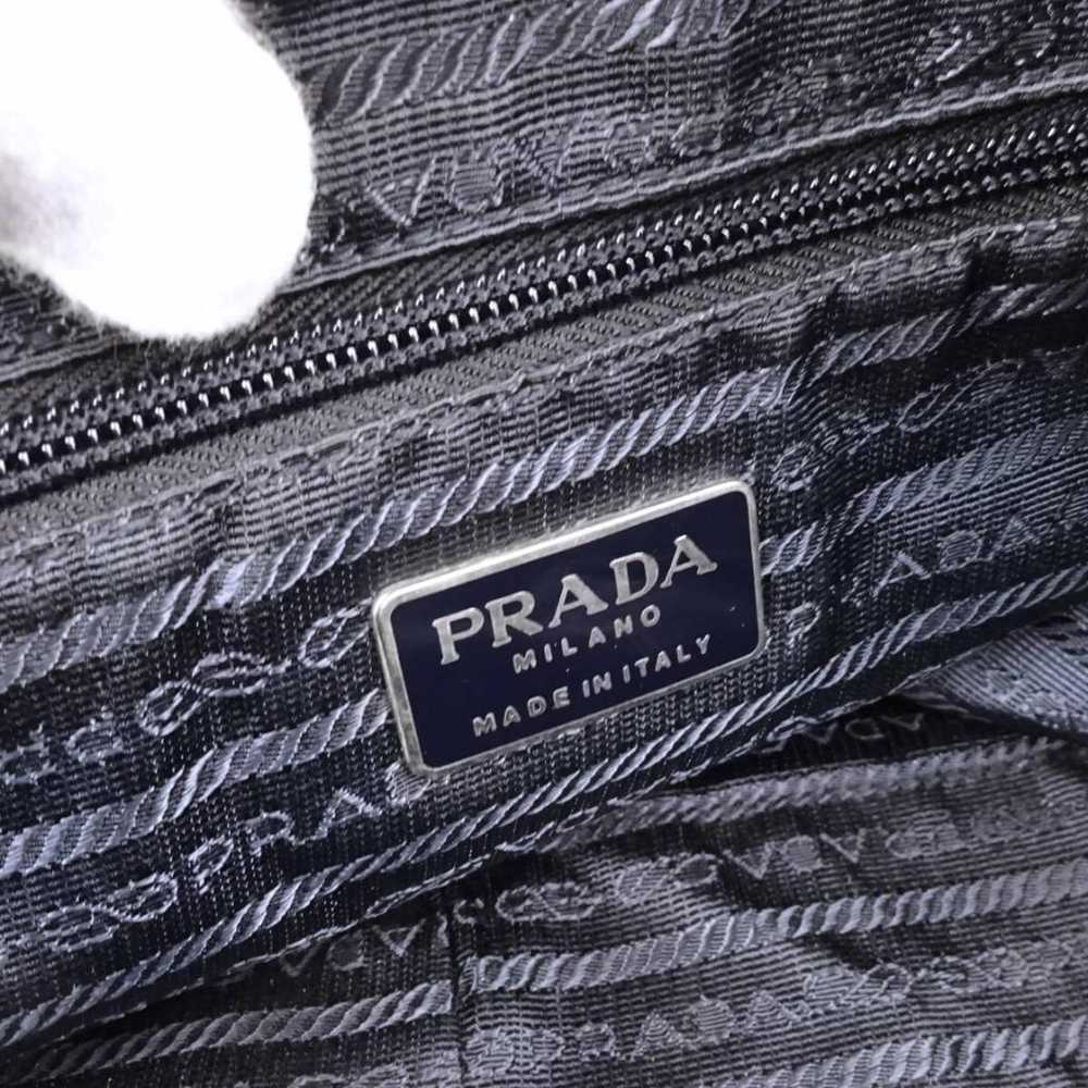 Authentic ■ Prada ■ Beaded Logo / Nylon Tote / Na… - image 7