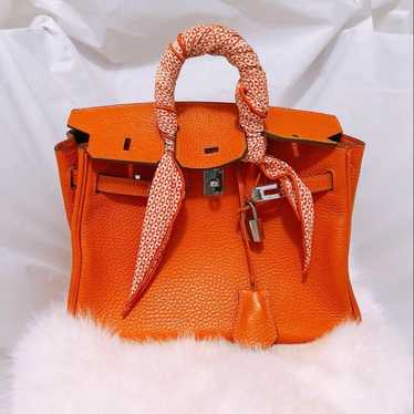 Original bag - Orange - Silver hardware