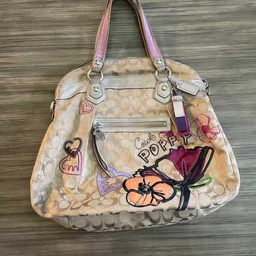 バッグ COACH Vintage Poppy Shoulder Bag 2Way Coach | Signature Poppy 2Way Shoulder Bag | Preloved
