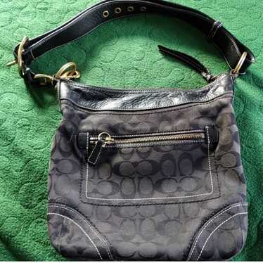 Vintage Coach Leather Purse-Black