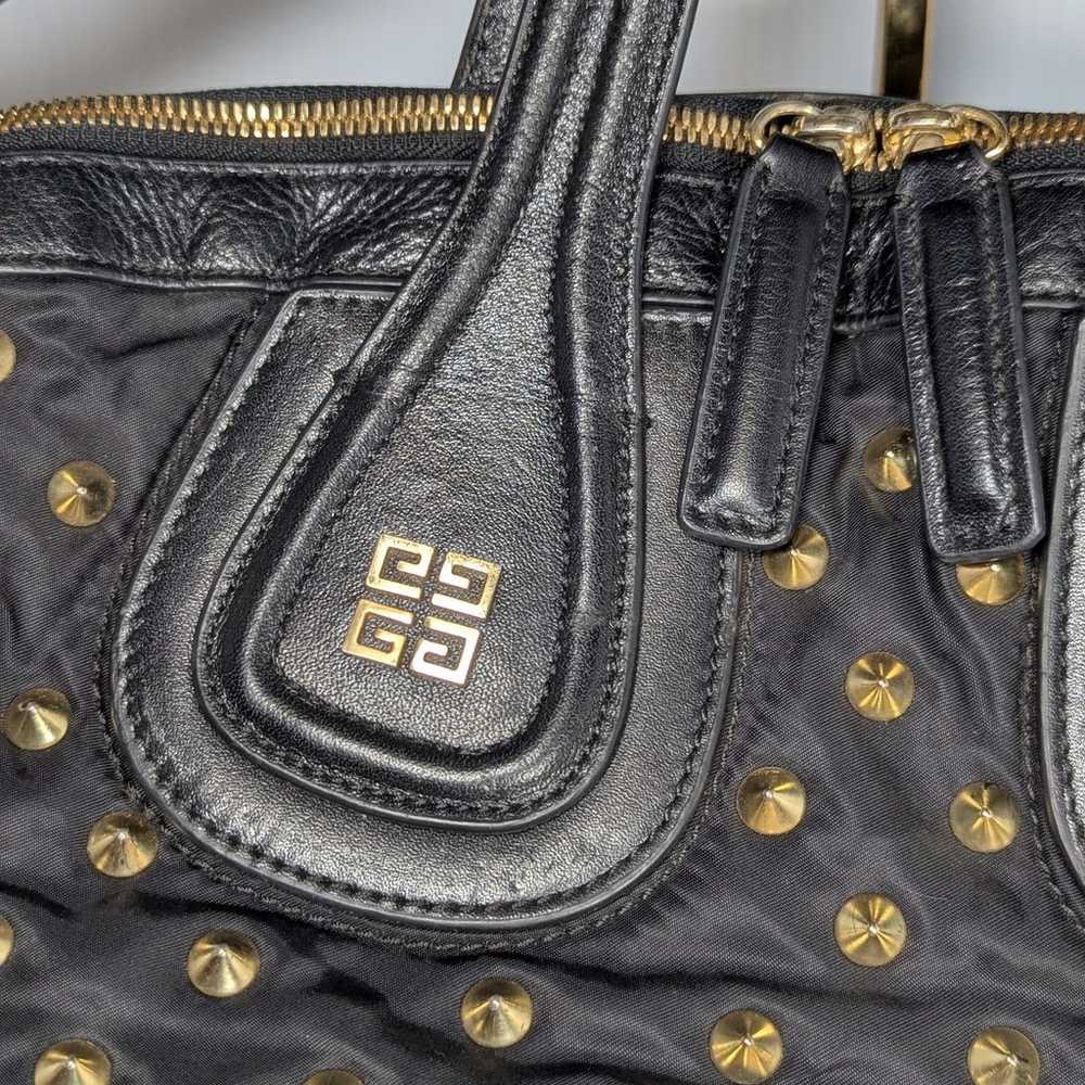 Givenchy studded nylon Nightingale Bag black - image 3