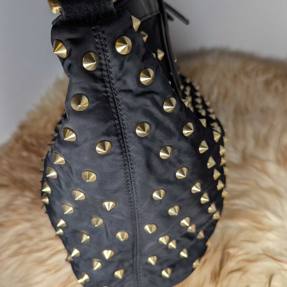 Givenchy studded nylon Nightingale Bag black - image 5