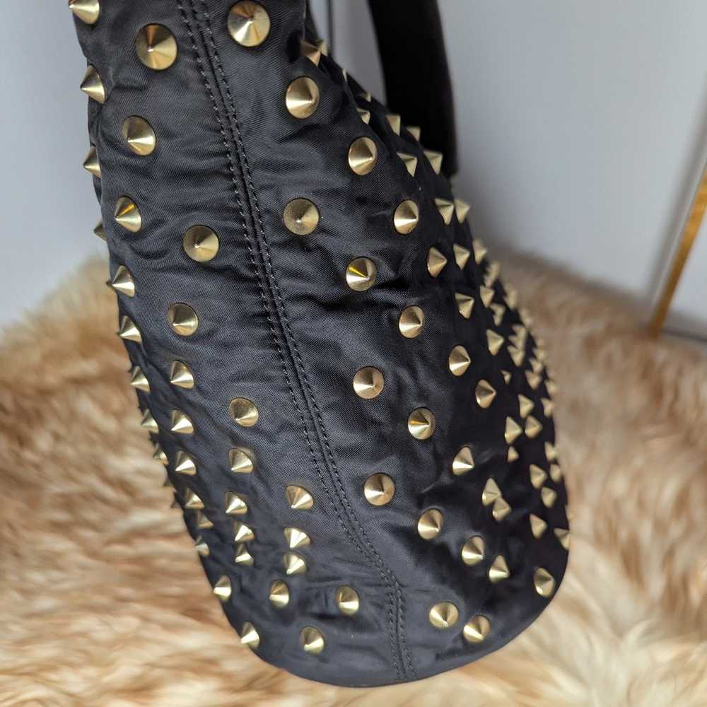 Givenchy studded nylon Nightingale Bag black - image 6