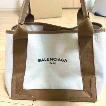 Balenciaga * Navy Cabas * S * Camel