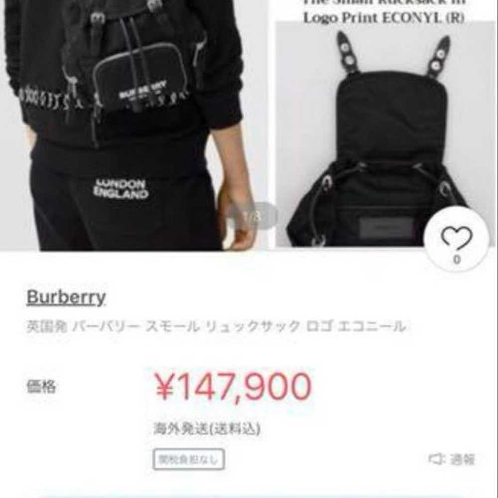 BURBERRY Black Nylon Backpack - image 6