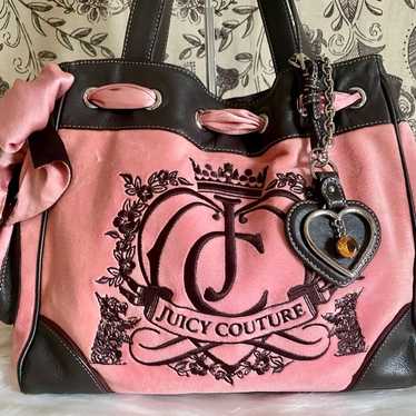 Juicy shops Couture Vintage Floral Pink Brown Daydreamer