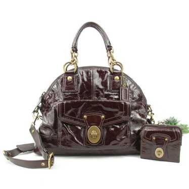 Coach Chocolate Brown Legacy Francine Bag w/Wallet