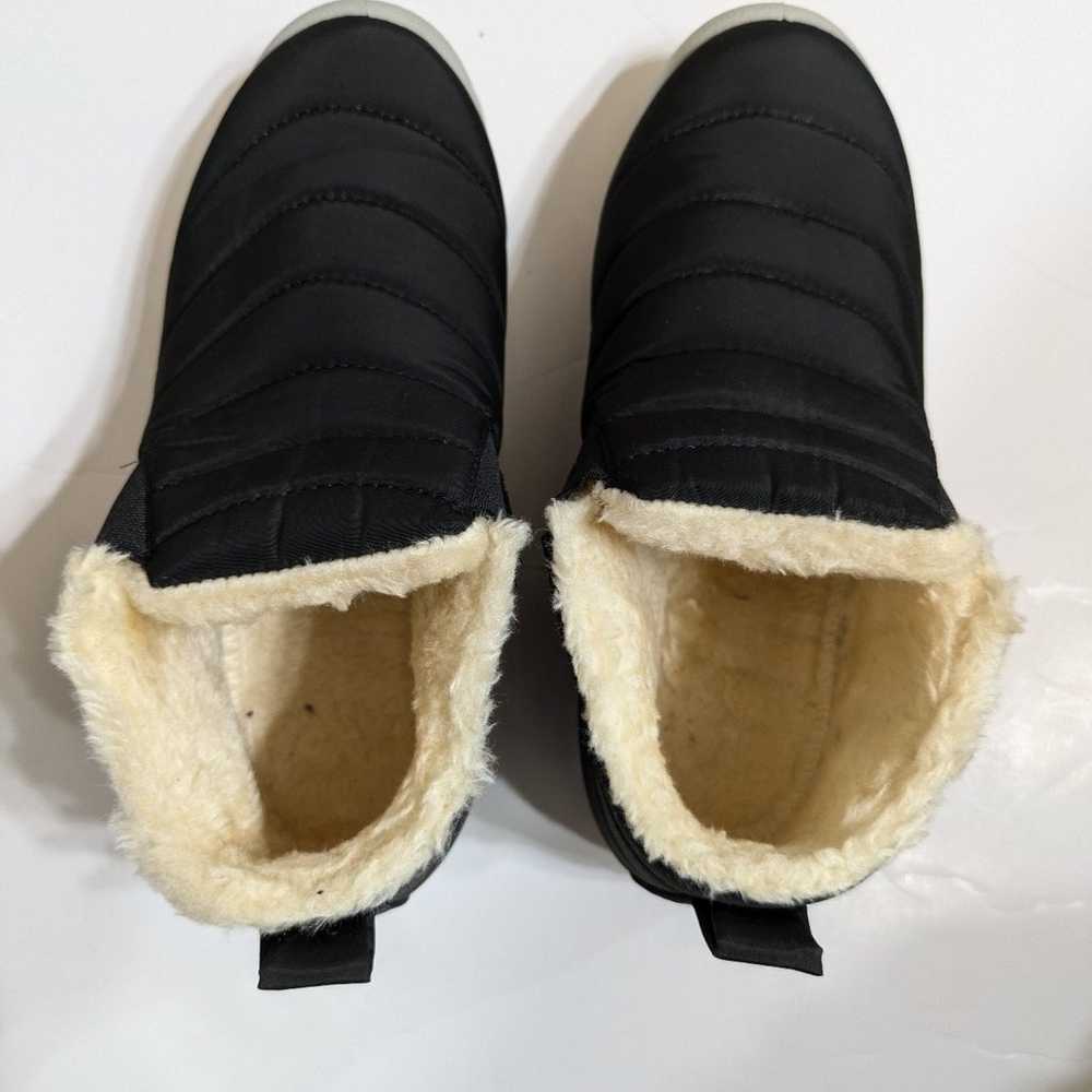 BN Faux Fur Fleece Lined Slip On Quilted Ankle Bo… - image 9