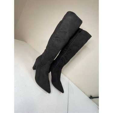 Catherine Malandrino tall black women’s boot suede