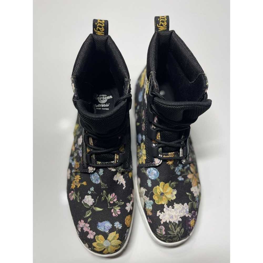 Dr Martens Floral/Black Canvas Sneaker Boots-Wome… - image 10