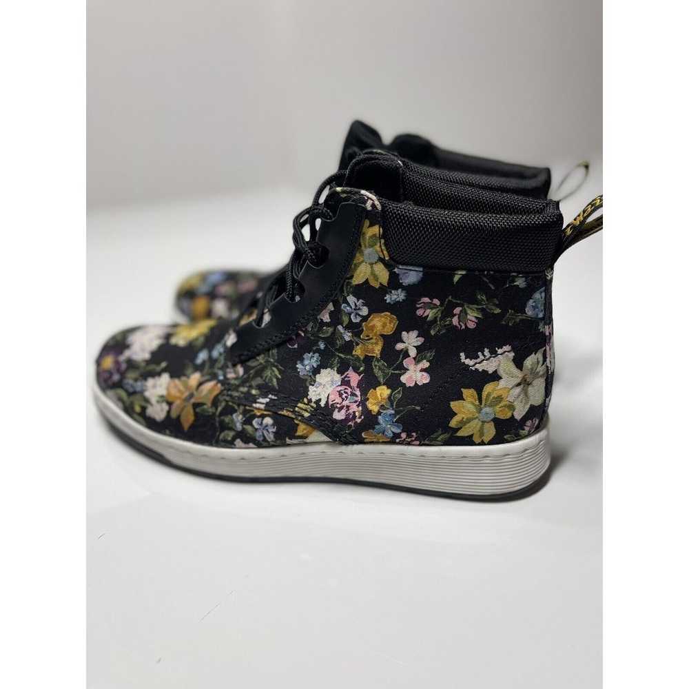 Dr Martens Floral/Black Canvas Sneaker Boots-Wome… - image 4