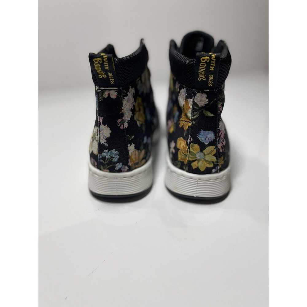 Dr Martens Floral/Black Canvas Sneaker Boots-Wome… - image 5