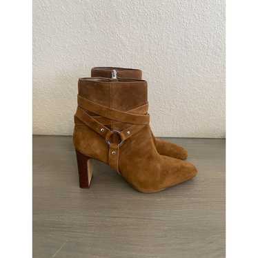 Vince Camuto Sestina Suede Bootie Size 9 Brown Cog