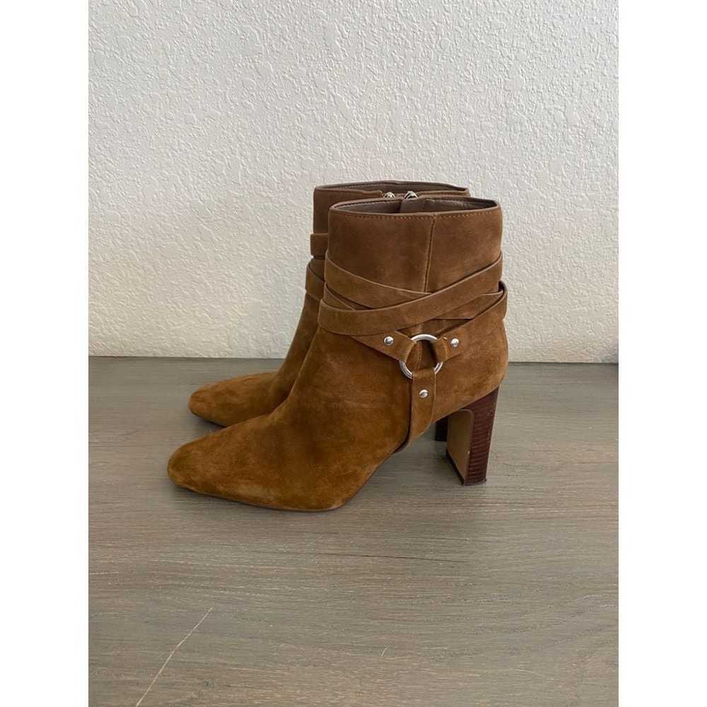 Vince Camuto Sestina Suede Bootie Size 9 Brown Co… - image 5