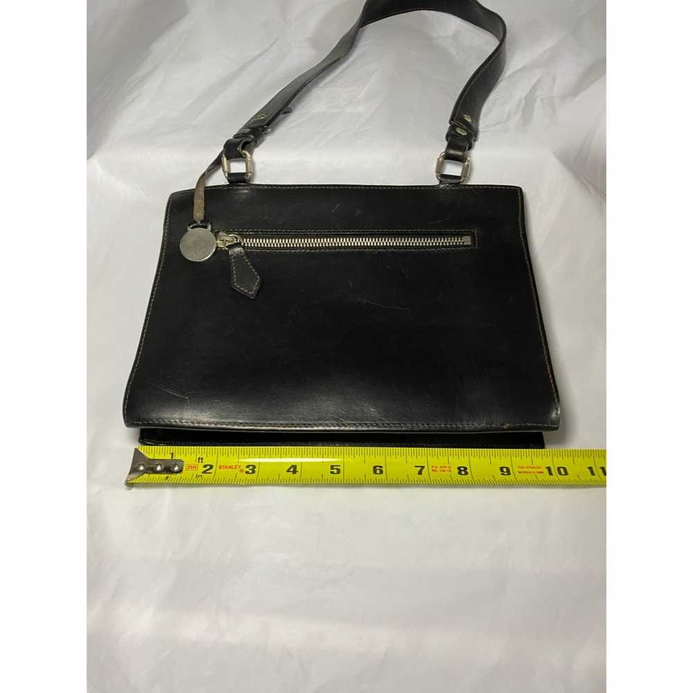 Vintage Dooney & Bourke Black Italian Leather Han… - image 6