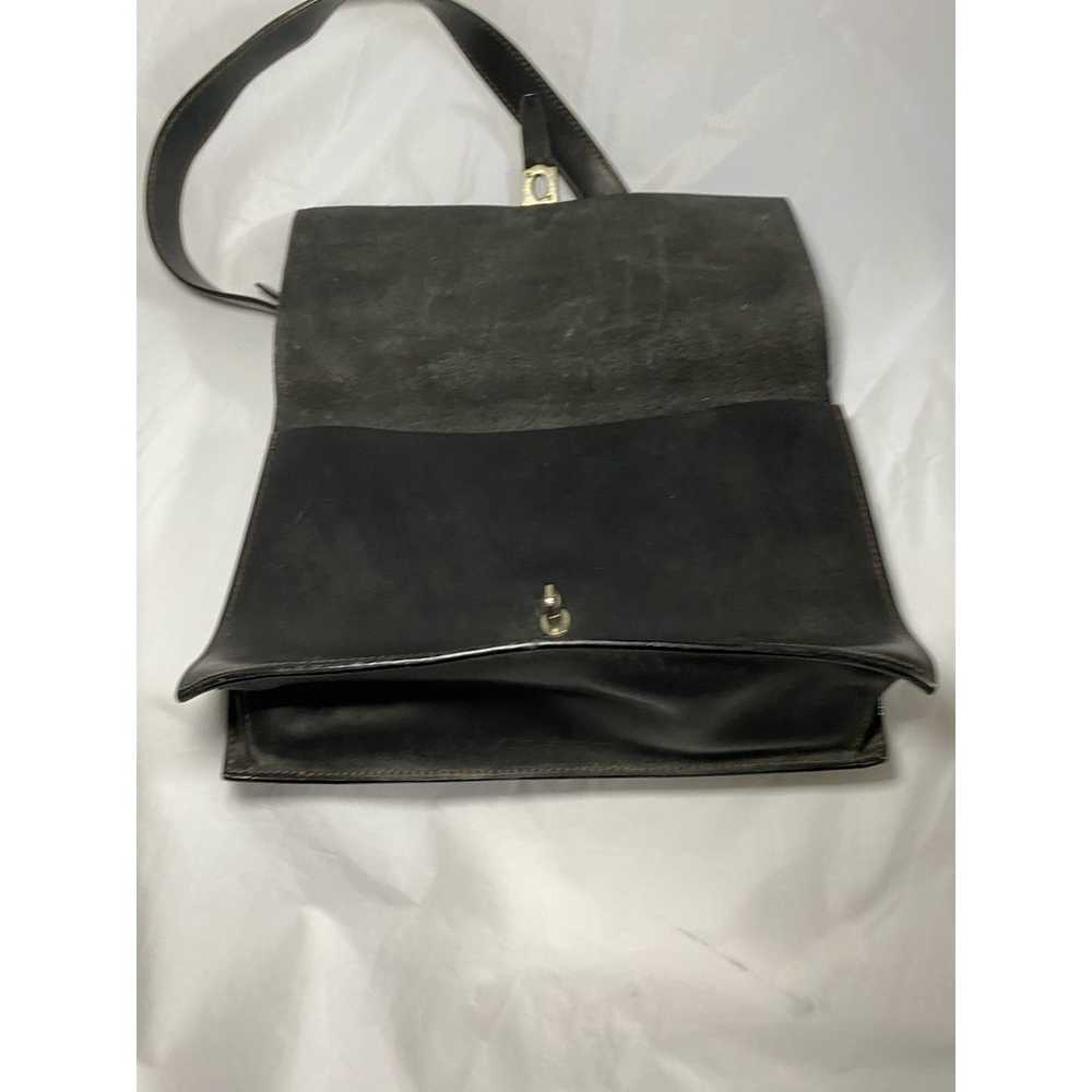 Vintage Dooney & Bourke Black Italian Leather Han… - image 9