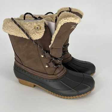 Tommy Hilfiger Boots Rhain Espresso Brown Lace Up… - image 1