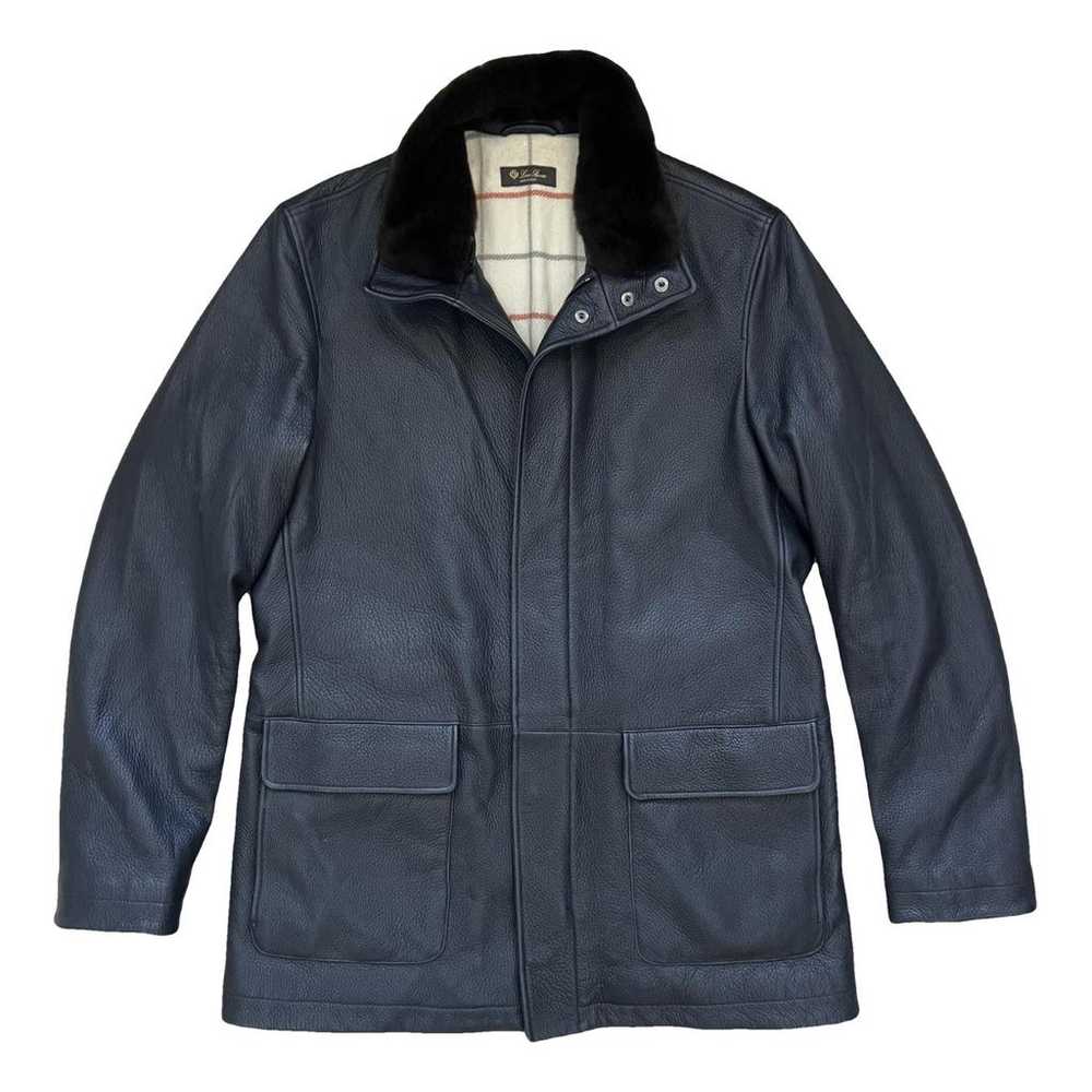 Loro Piana Leather parka - image 1