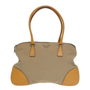 Prada Beige Canvas Handbag (Pre-Owned) - image 1