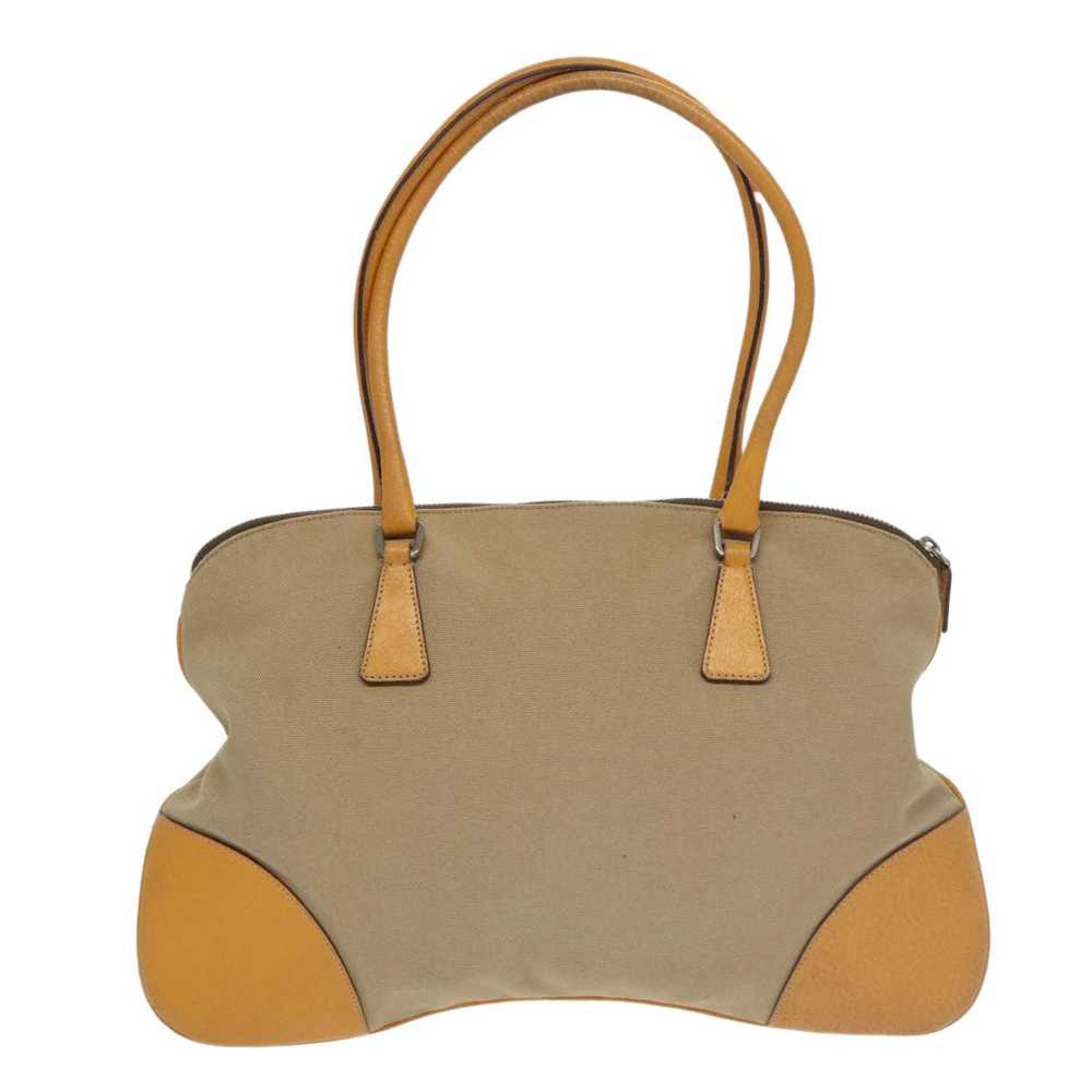 Prada Beige Canvas Handbag (Pre-Owned) - image 2