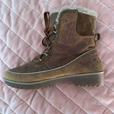 Sorel brown Tivoli II suede winter boots