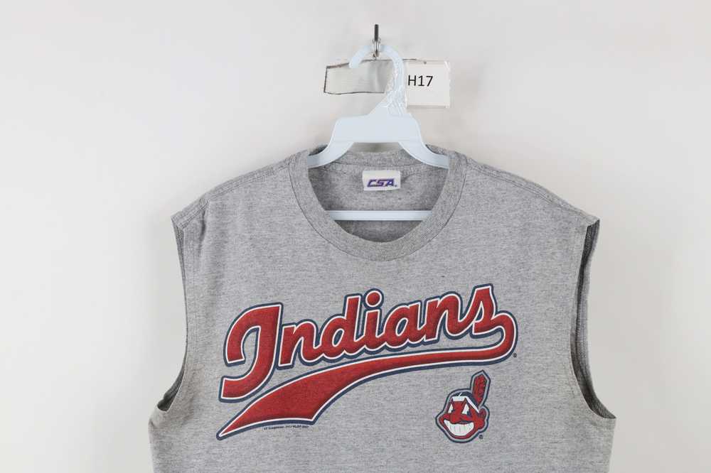 Vintage Vintage Y2K Cleveland Indians Sleeveless … - image 2