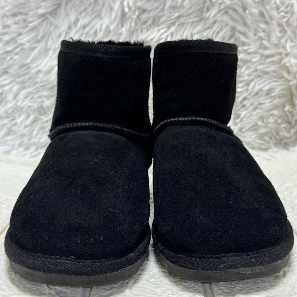 Polo Ralph Lauren Shearling Boots Short Black 24 … - image 2