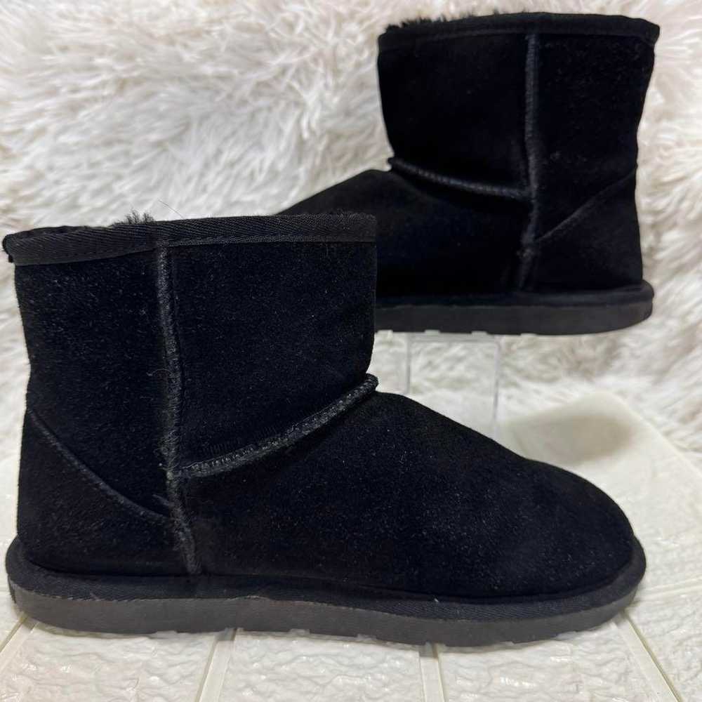 Polo Ralph Lauren Shearling Boots Short Black 24 … - image 9