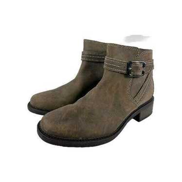 Clarks Womens Maye Strap Ankle Boots US 7.5 M Tan… - image 1