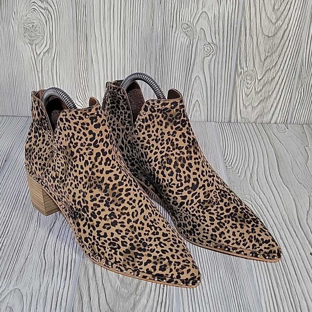 Dolce Vita Sonni Animal Print Leather Ankle Boots… - image 12