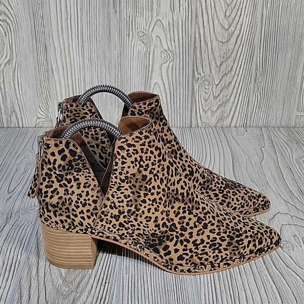 Dolce Vita Sonni Animal Print Leather Ankle Boots… - image 2