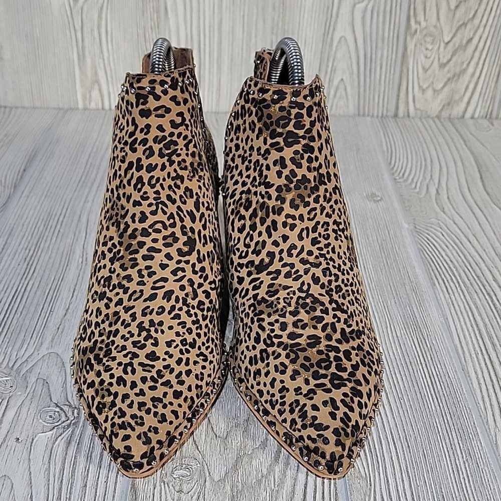 Dolce Vita Sonni Animal Print Leather Ankle Boots… - image 3