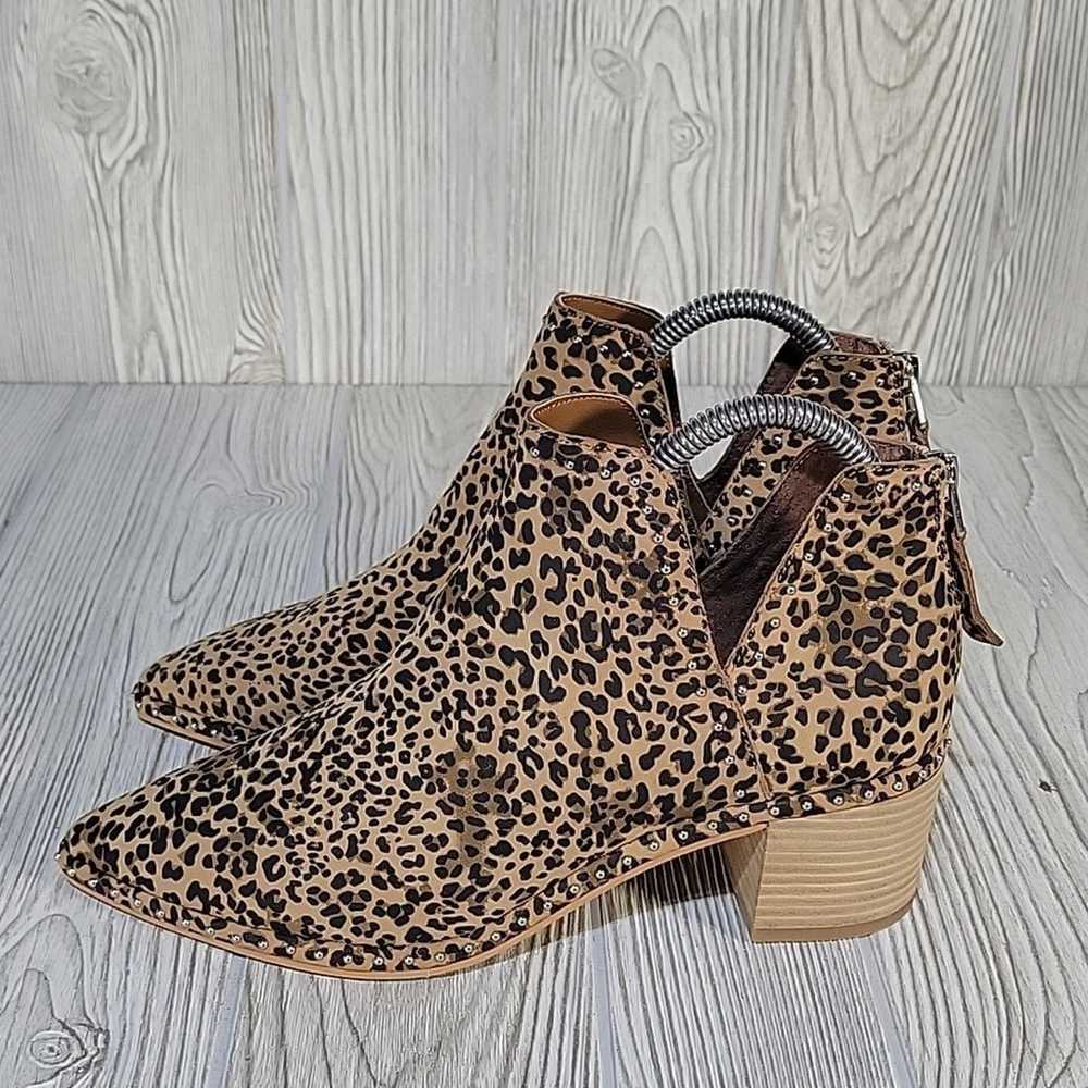 Dolce Vita Sonni Animal Print Leather Ankle Boots… - image 4