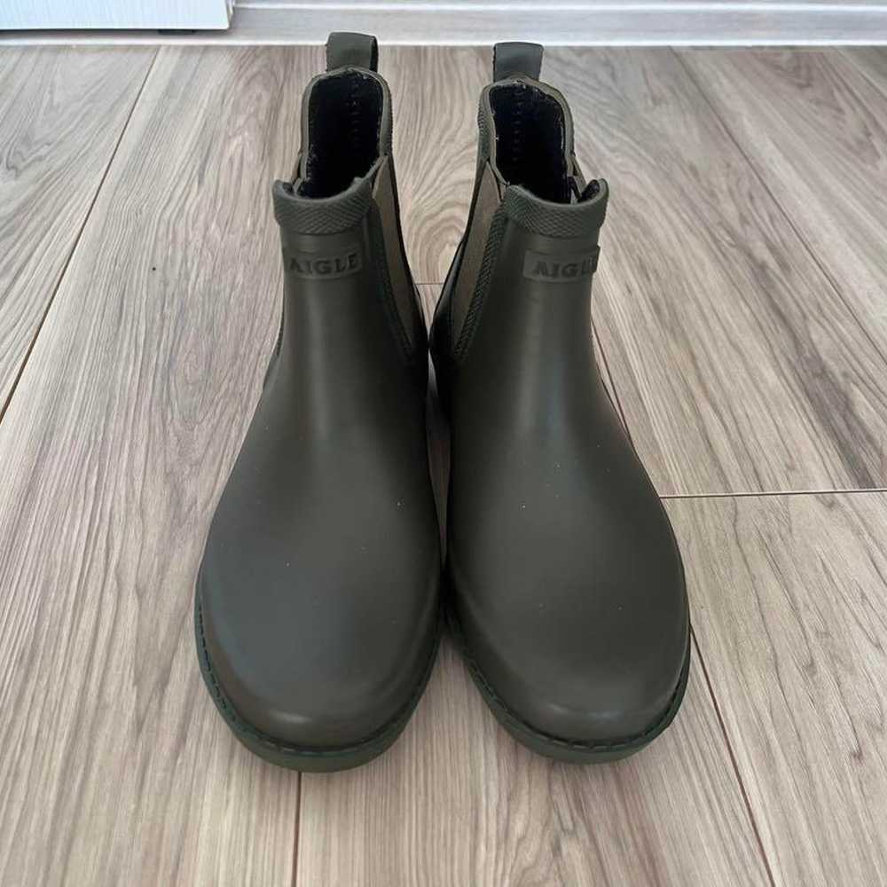 Olive Green Side Gore Boots - image 2