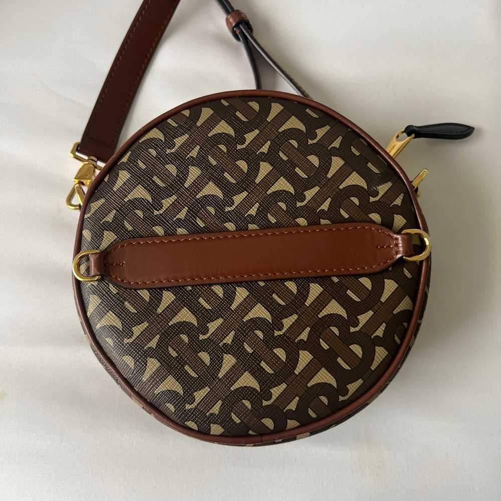 Burberry Brown E-Canvas Monogram Louise Bag - image 3